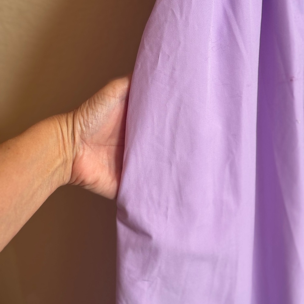 NWT Auruem Grosgrain Lavender midi Dress - Picture 5 of 8